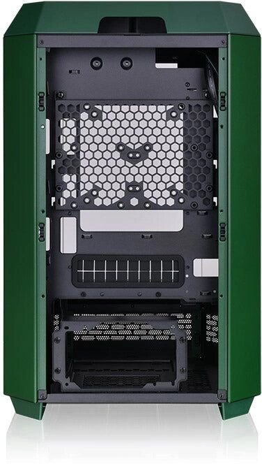 Корпус Thermaltake The Tower 300 Racing Green зеленый без БП miniITX 7x120mm 5x140mm 2xUSB3.0 audio bott PSU