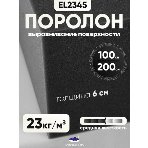 Поролон мебельный листовой 100х200х6 см 2637₽