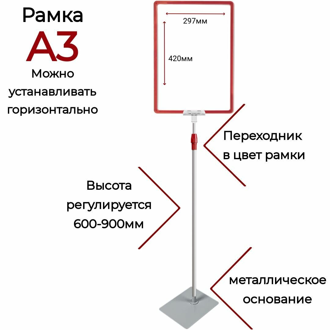 Информационные стойки на клипсе