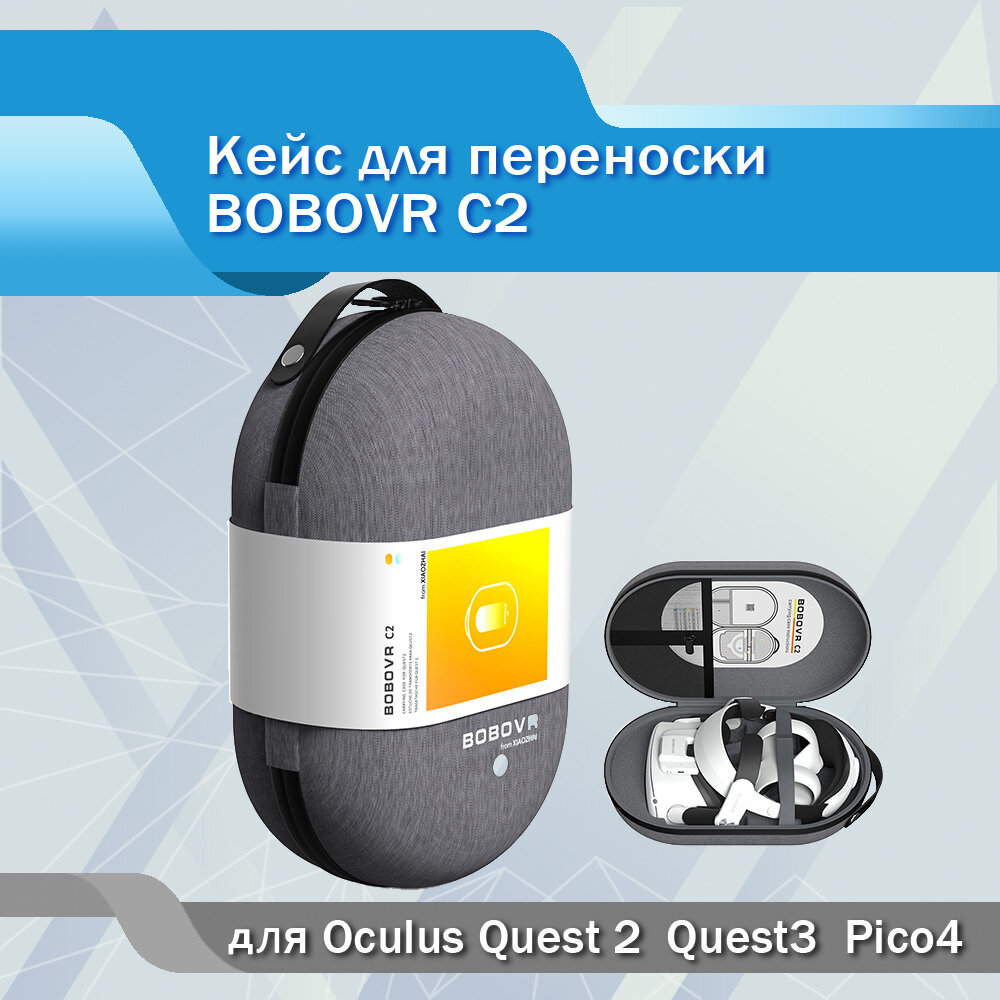 Корпус Bobovr c2 используется в Oculus Quest 3/ Quest 2/ Pico 4