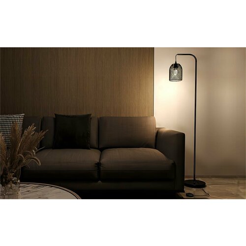 Торшер с абажуром LUMIRE FLL2B черный