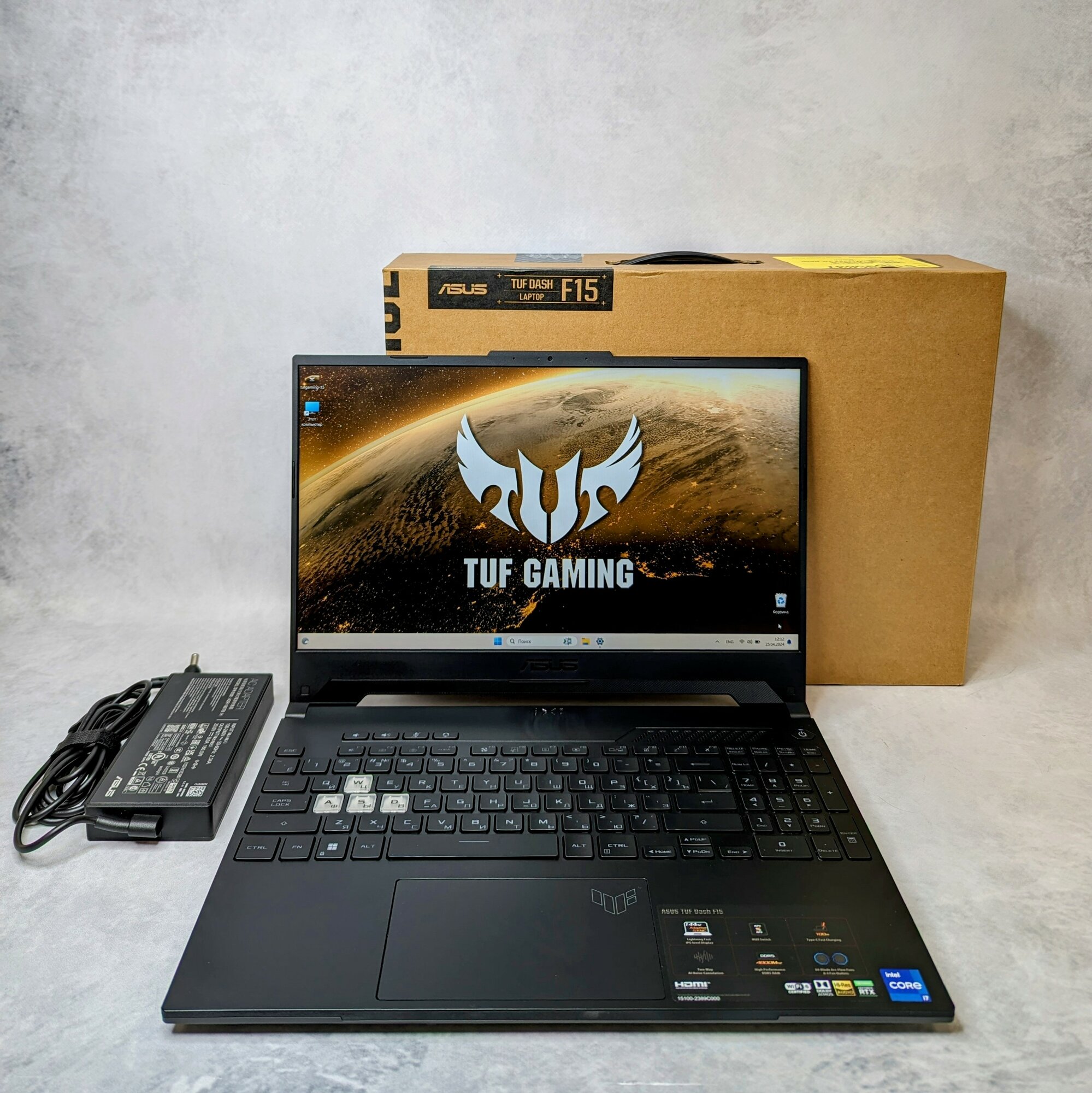 Игровой ноутбук Asus TUF Gaming F15 i7-12650H\RTX3050\16\512