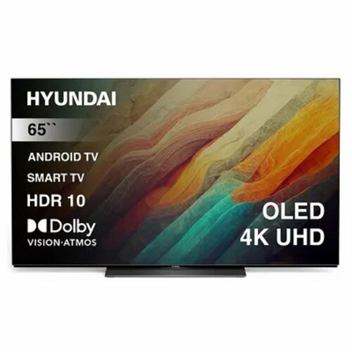 Hyundai LCD LED телевизоры Яндекс Hyundai 65 H-LED65OBU7700 Android TV Frameless черныйчерный 4K Ultra HD 120Hz DVB-T DVB-T2 DVB-C DVB-S DVB-S2 USB WiFi Smart TV 10879000₽