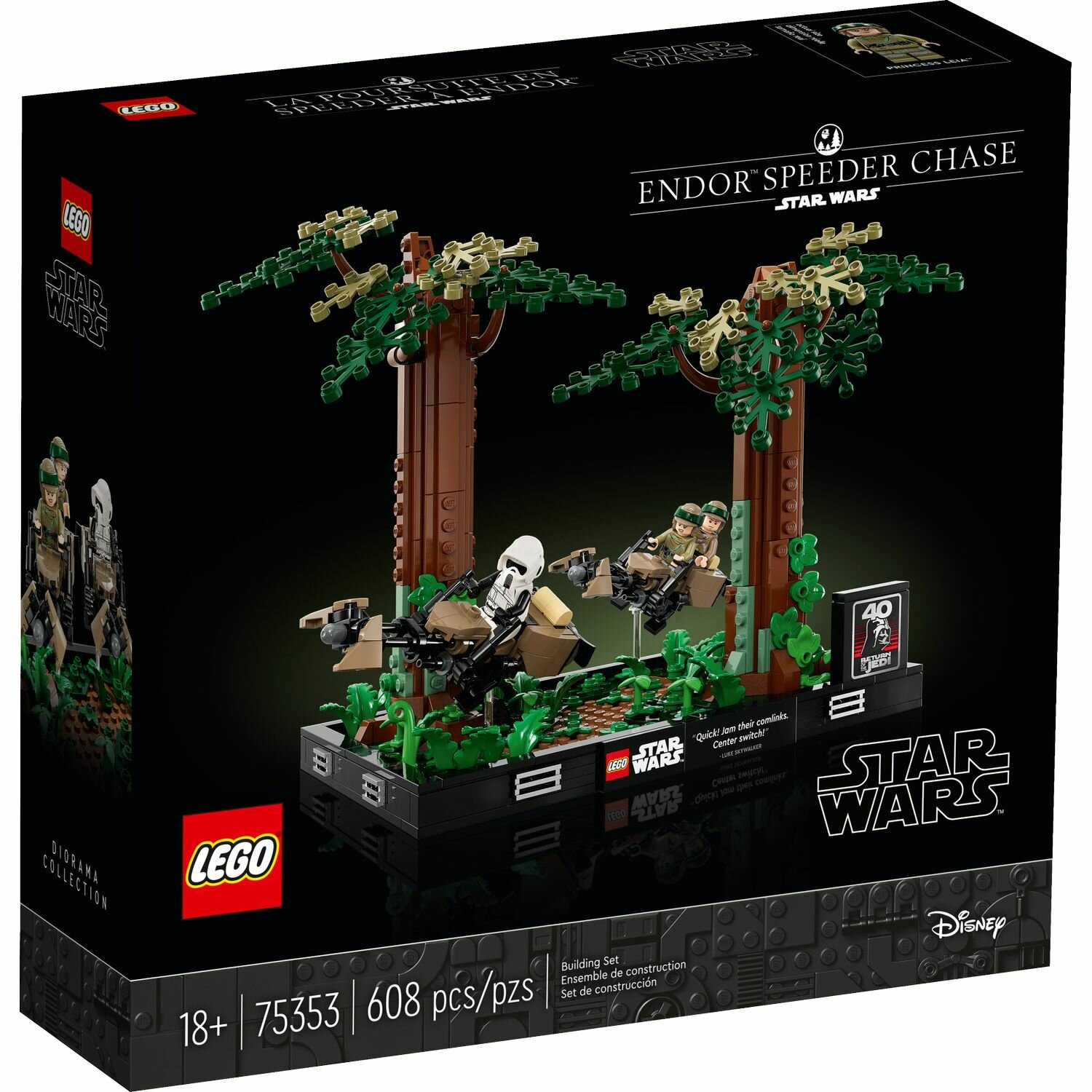 Конструктор LEGO Star Wars Endor Speeder Chase Diorama 75353