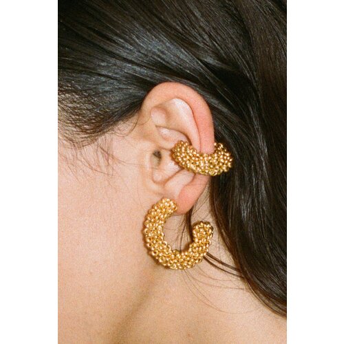 Моносерьга Beaded Breakfast, бисер, размер 20 мм