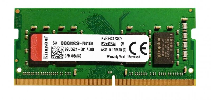 Оперативная память Kingston KVR24S17S8/8 DDRIV 8Gb
