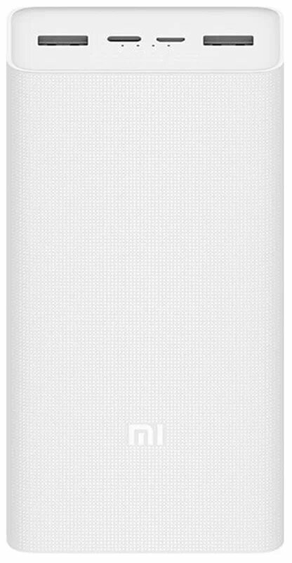 Внешний аккумулятор Xiaomi Mi Power Bank 3 30000mah, портативный аккумулятор, Power Bank, белый