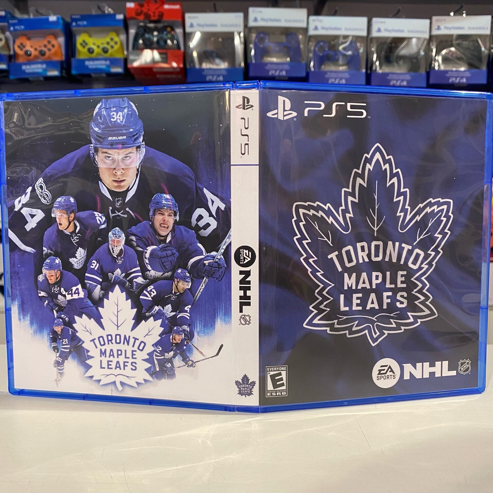 Эксклюзивная обложка PS5 для NHL Toronto Maple Leafs №1