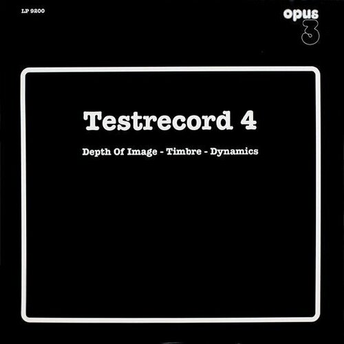 Виниловая пластинка. Test Record 4 (Depth Of Image, Timbre, Dynamics) (LP)