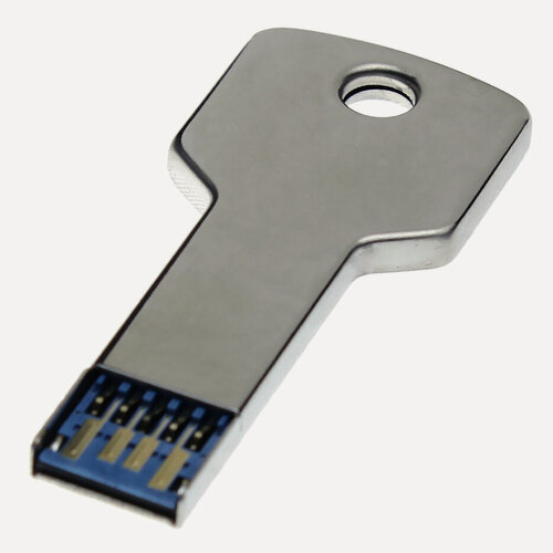 Изображение товара Флешка Ключ (256 GB USB 3.1 Серебристый KEY3)