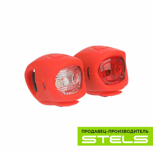 Фонари габаритные JY-3204F+JY-3204T передний и задний, комплект, красные VELOSALE комплект фонарей y 3204f jy 3204t красный 560185