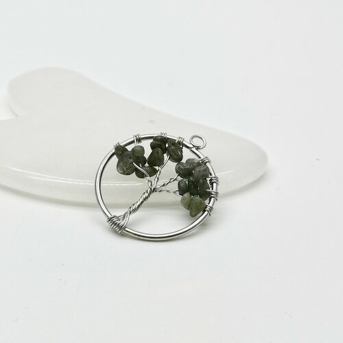 Подвеска, серый, серебристый