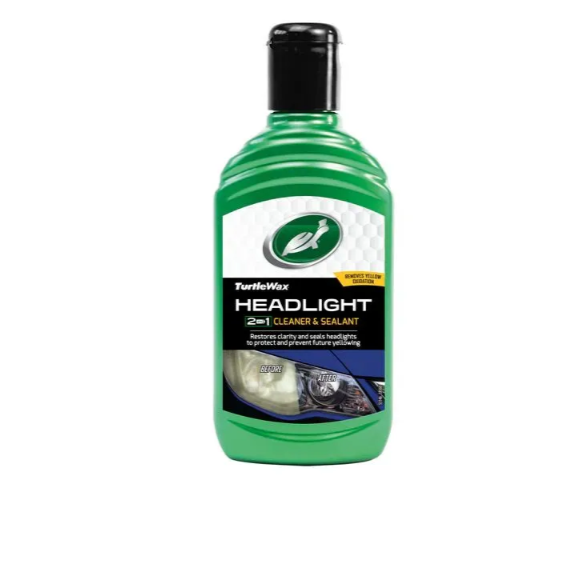 TurtleWax Headlight Полироль для пластиковых фар 2в1 300мл 53168,