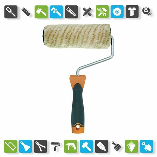 Валик Варяг 32822 полиамид с бюгелем ворс 11 мм 250 мм 1653₽