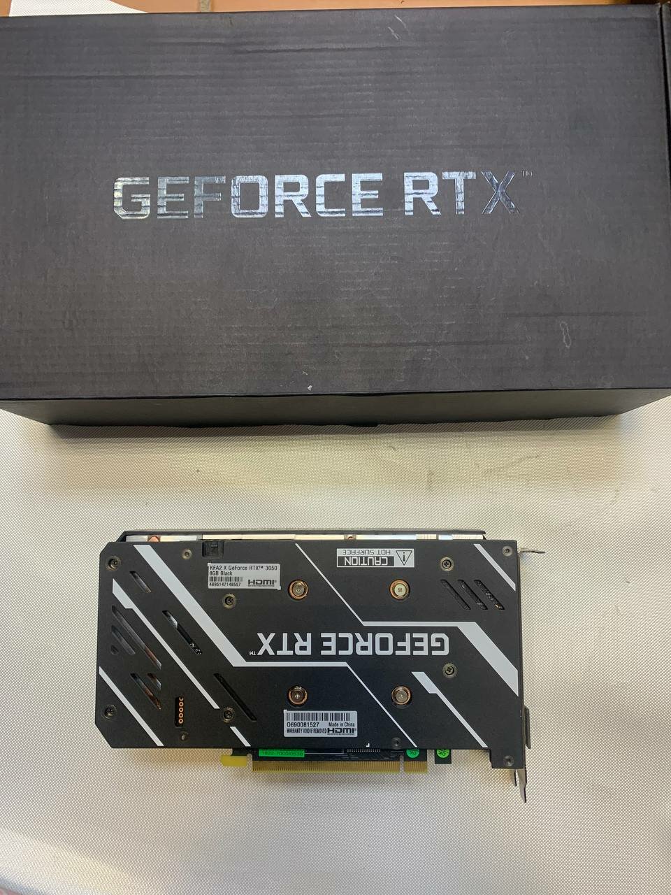 Видеокарта MSI GeForce RTX 3050 1845Mhz PCI-E 4.0 8192Mb 14000Mhz 128-bit HDMI 3xDP RTX 3050 Gaming X 8G