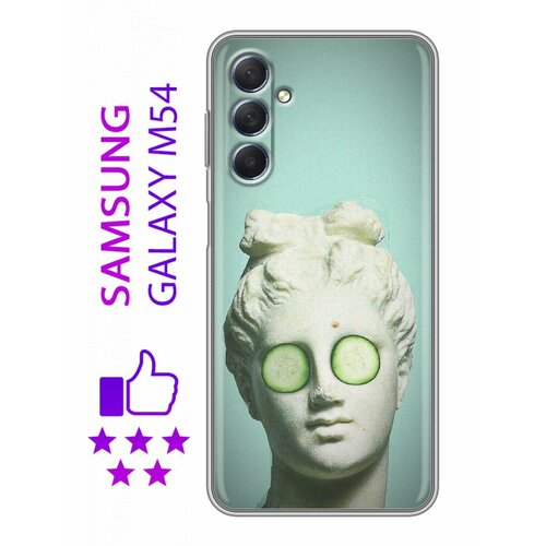 Дизайнерский силиконовый чехол для Самсунг М54 / Samsung Galaxy M54 Античный чилл
