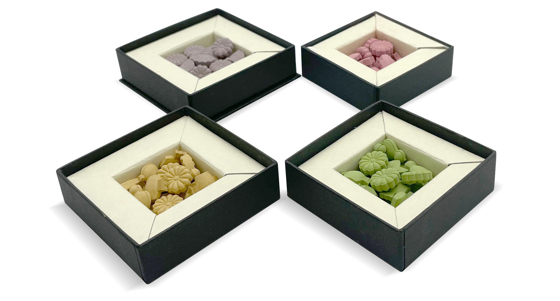 Набор благовония Shoyeido Himenoka Аромат времен года, 48 ароматических прессованных штук, Япония