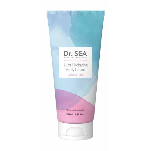 DRSEA Крем для тела ультраувлажняющий с ароматом дамасской розы 200 мл 750₽