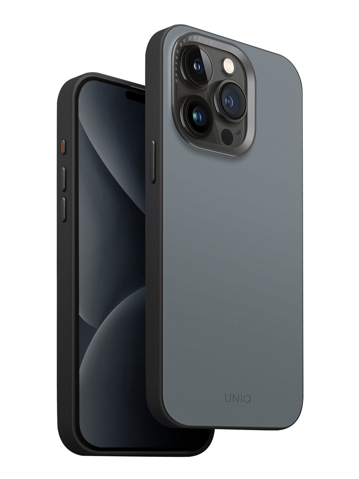 Uniq для iPhone 15 Pro Max чехол Lyden DS Washed Blue/Black (Magsafe) — фото 1