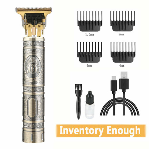 Машинка для стрижки T9 Голова Будды с гальваническим покрытием из АБС-пластика 45700₽