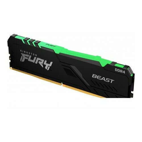 Оперативная память Kingston FURY Beast RGB 8ГБ DDR4 3200 МГц KF432C16BB2A8 434200₽