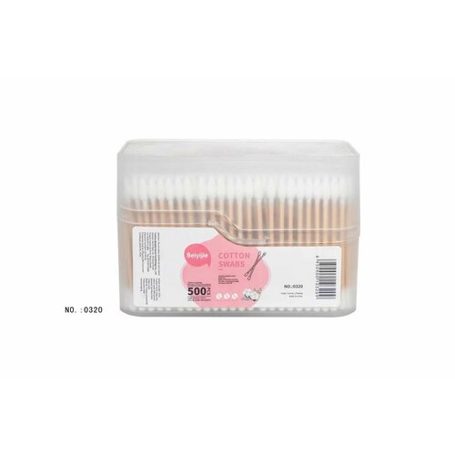 Ватные бамбуковые палочки Bbet, 500 шт.