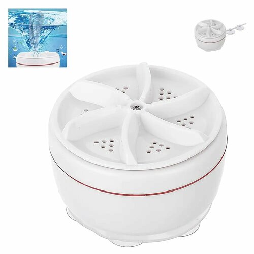 Ультразвуковая портативная мини стиральная машина для дачи 484₽