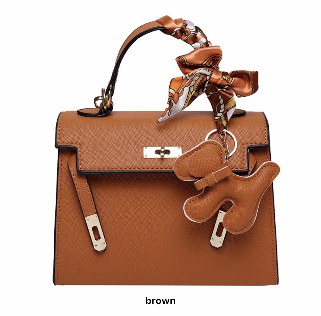 фото Женская сумка Lady White Маленькая 19х14см ADORN YOU, клатч/сумка на плечо, белая