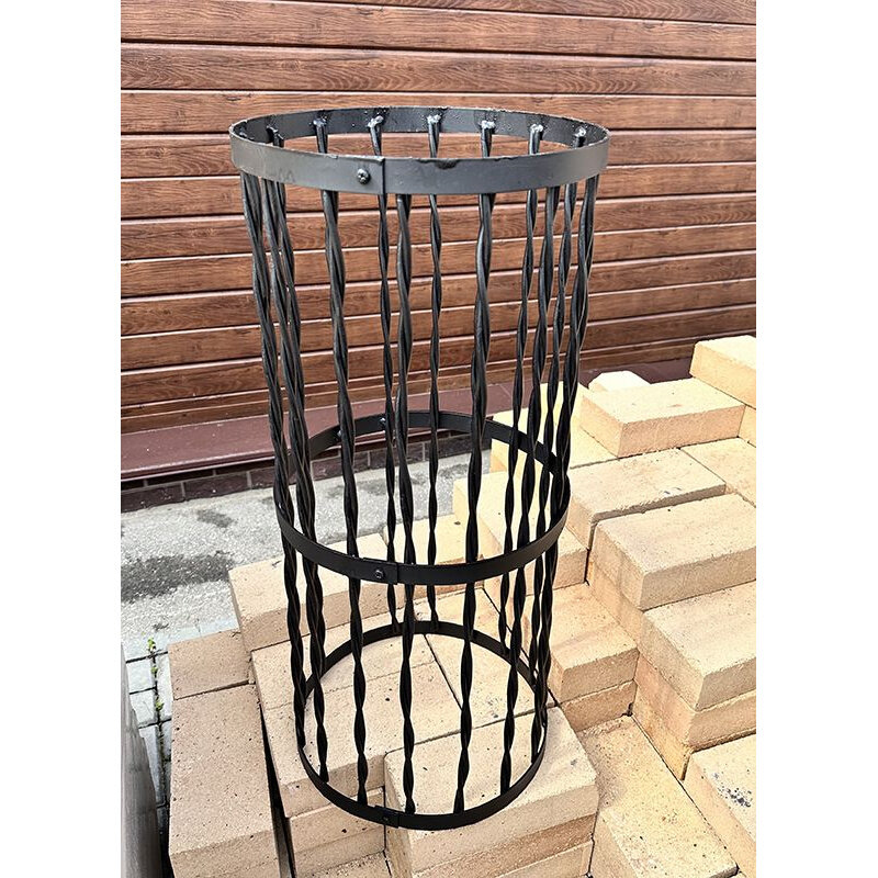 Сетка для камней "Косичка ", сталь, цвет черный 75х33 см, 7,5 кг