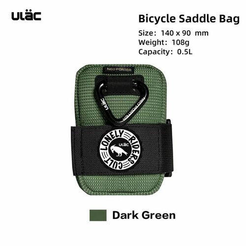 ULAC Нейлоновая седельная сумка PB6 XS 05 л Черный 1447₽