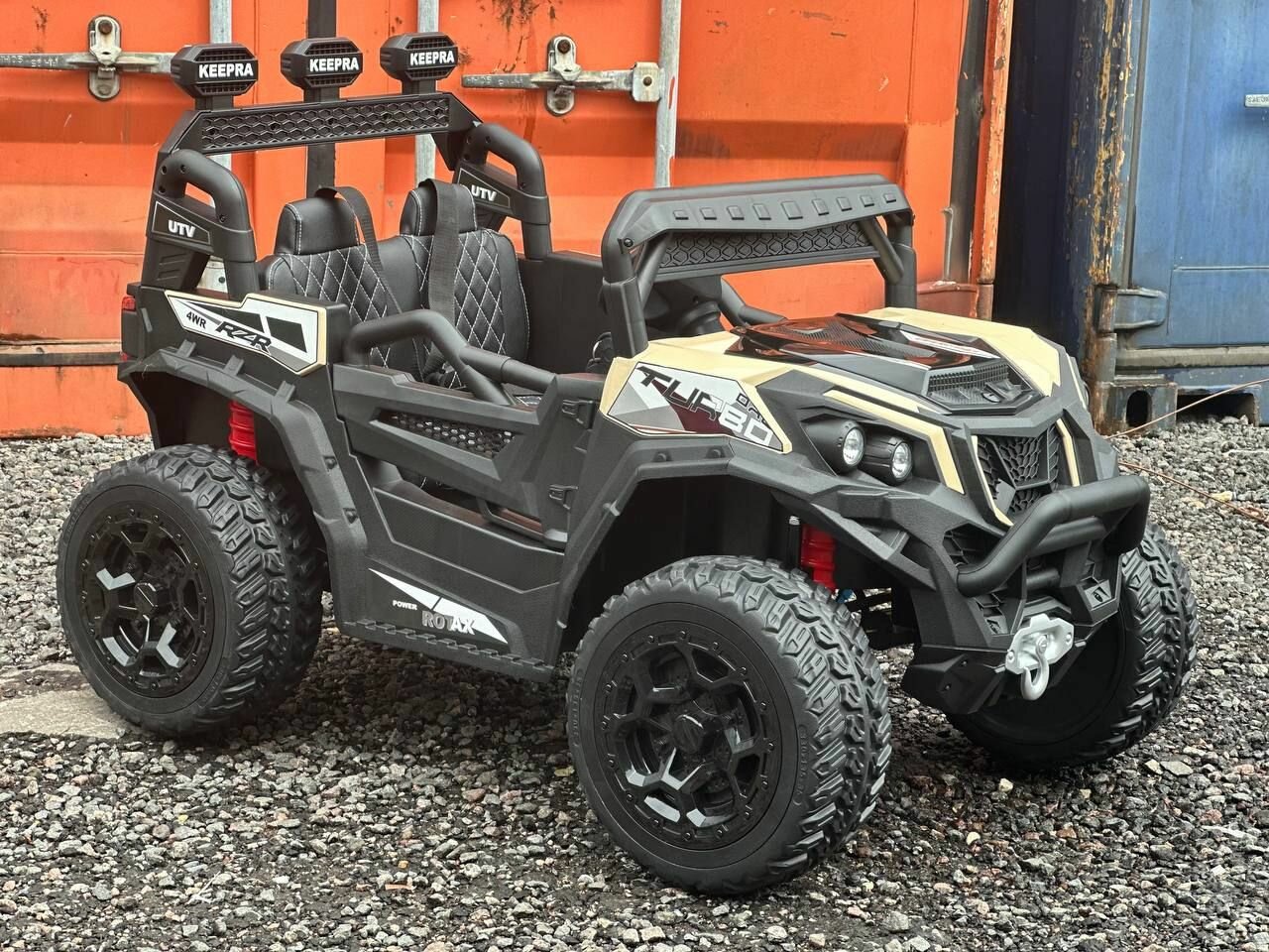 Детский электромобиль HC301B, полный привод, EVA — фото 1