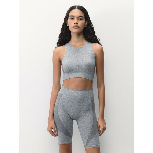 фото Топ befree sport, размер m/l/170, светло-серый меланж