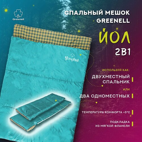 Спальный мешок двухместный Greenell Йол V3 -7 1099000₽