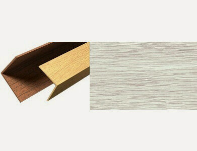 Изображение товара Угол панельпласт, ПВХ, размер 30х30 мм, 2.7 м, цвет клен северный