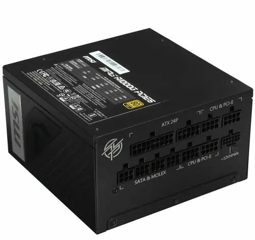 Блок питания MSI MPG A1000G PCIE5 1000W Gold - фото №1