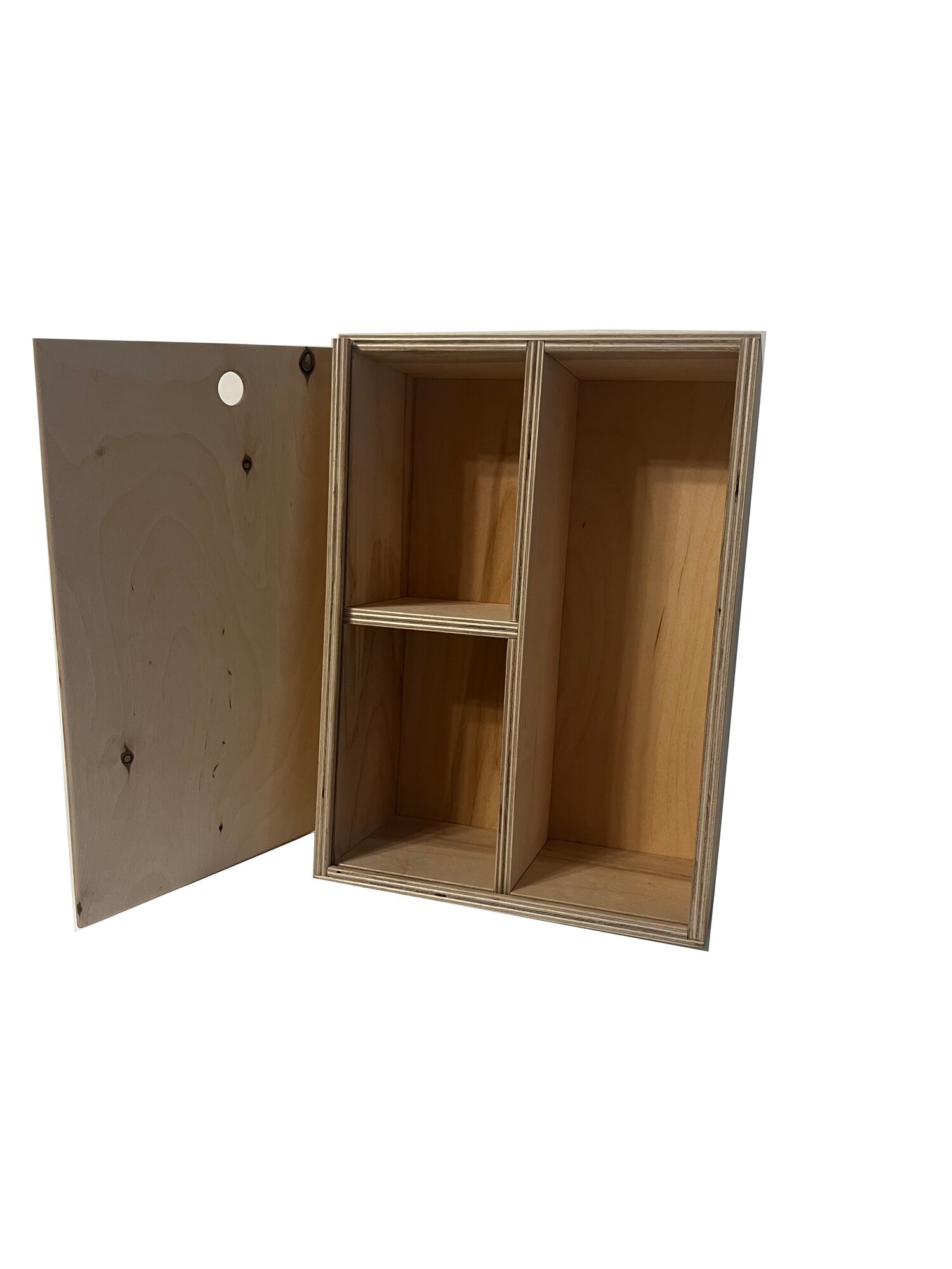 Подарочная деревянная коробка (упаковка) для бутылки алкоголя — фото 1