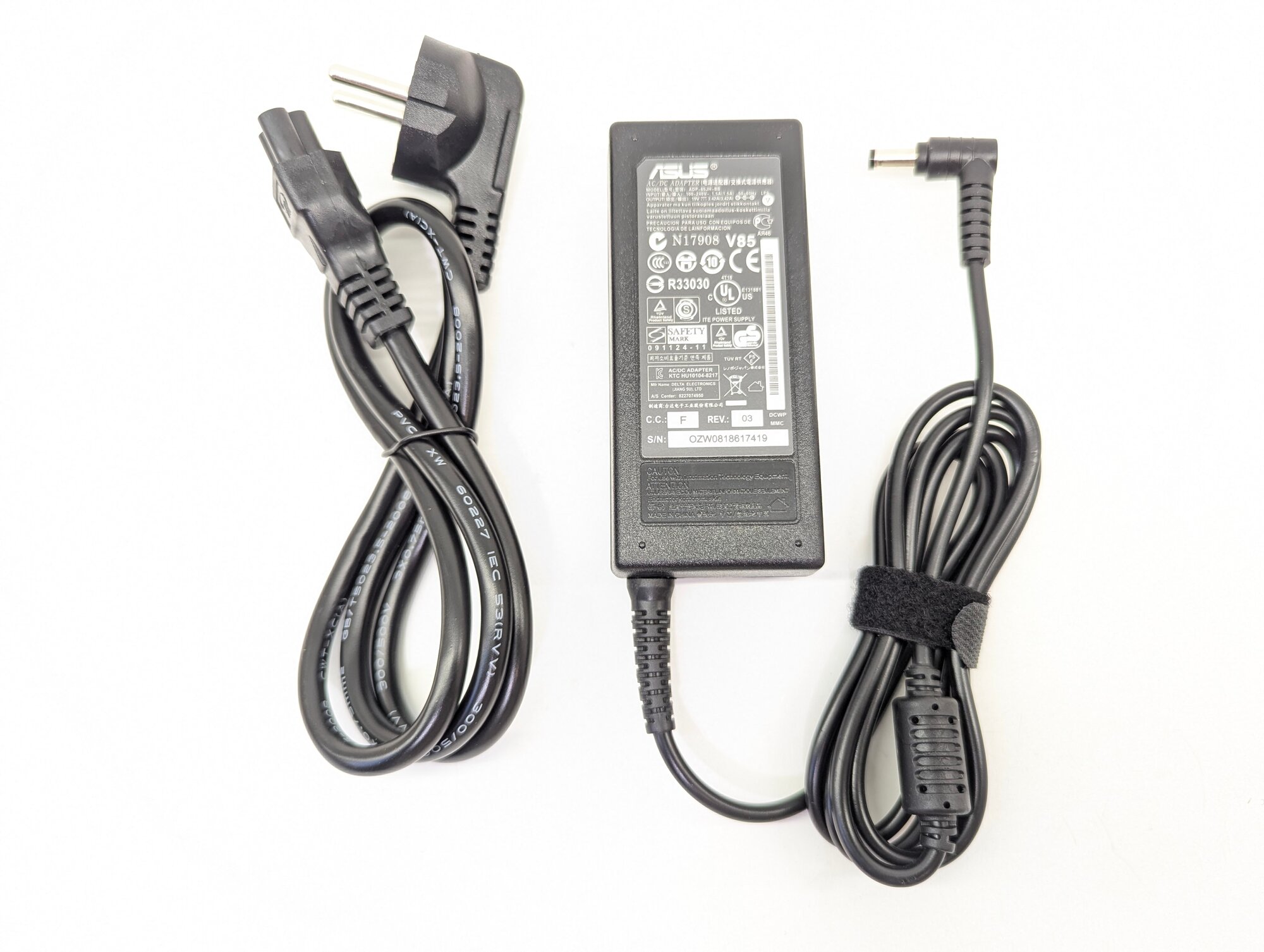 Блок питания Asus 19V 3.42A 65W ADP-65JH BB, EAX1208EH, SADP-65KB зарядка для VivoBook X551M (штекер 5.5x2.5мм)
