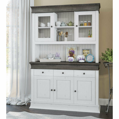 Буфет Бостон белый восксерый 43949₽