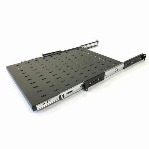 Полка Hyperline Hyperline TSS3-450-RAL9004 Полка выдвижная c 19 креплением TSS3-450-RAL9004 7867₽