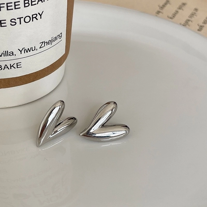 Серьги, серебристый — фото 1