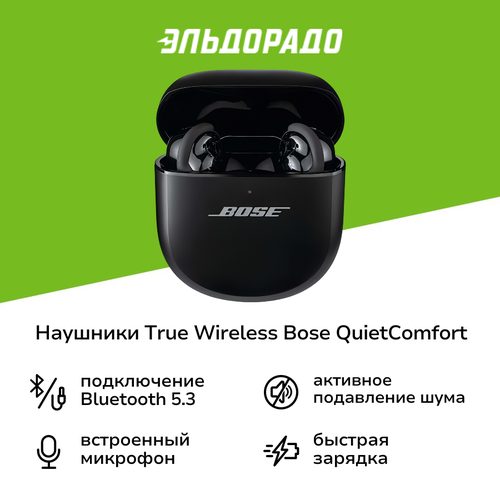 Наушники True Wireless Bose QuietComfort Ultra Earbuds Black 2214400₽