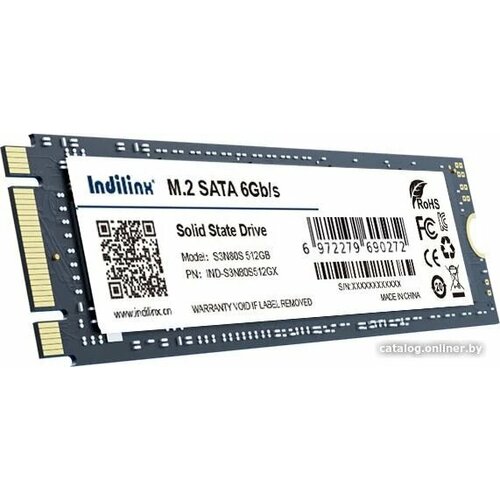 Накопитель SSD Indilinx M2 2280 SATAIII 512GB IND-S3N80S512GX 3796₽