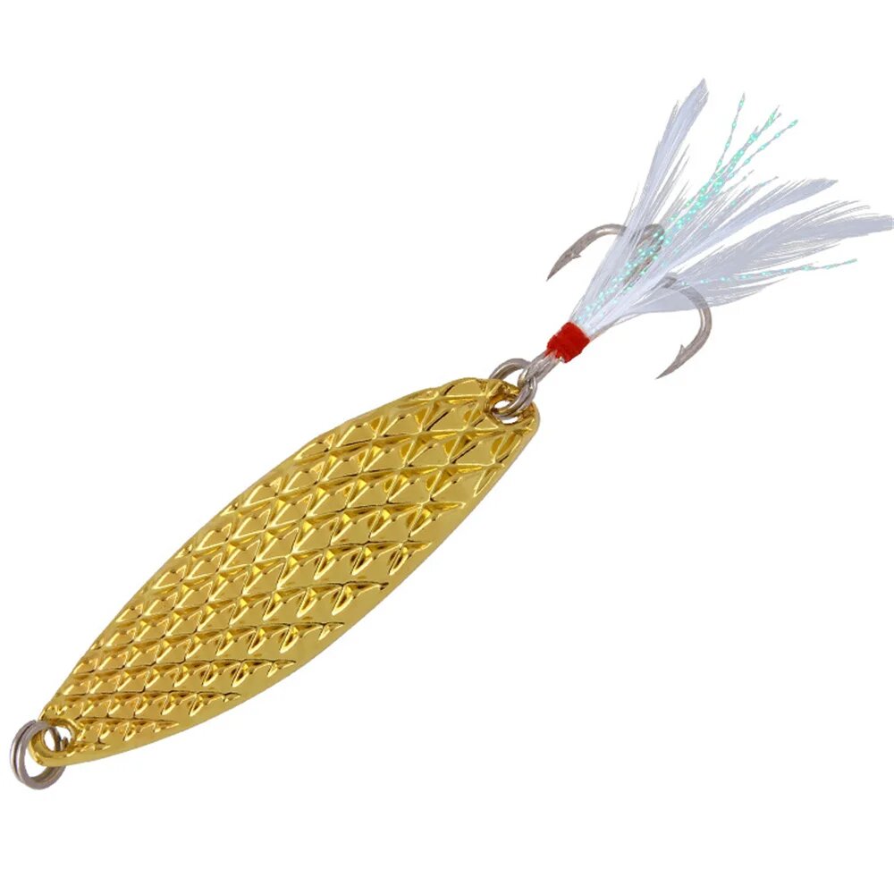 Металлическая блесна Спиннер 7г 10г 15г 20г, Gold, 20g