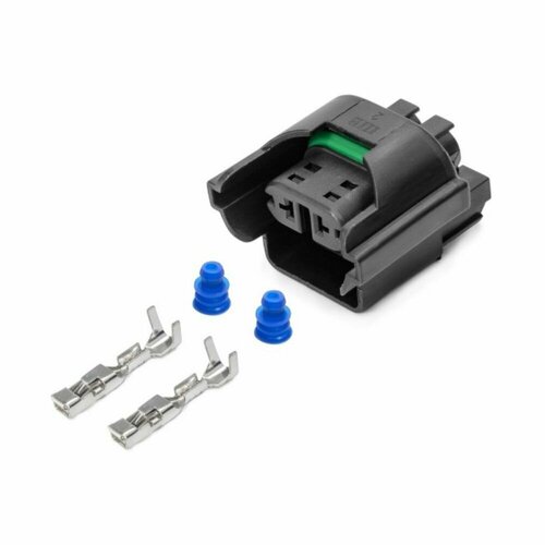 фото Разъем 3d0941165a (2 pin) 2 контакта противотуманных фар к лампам h8, h11, h16 для audi, volkswagen, cargen ax6512s
