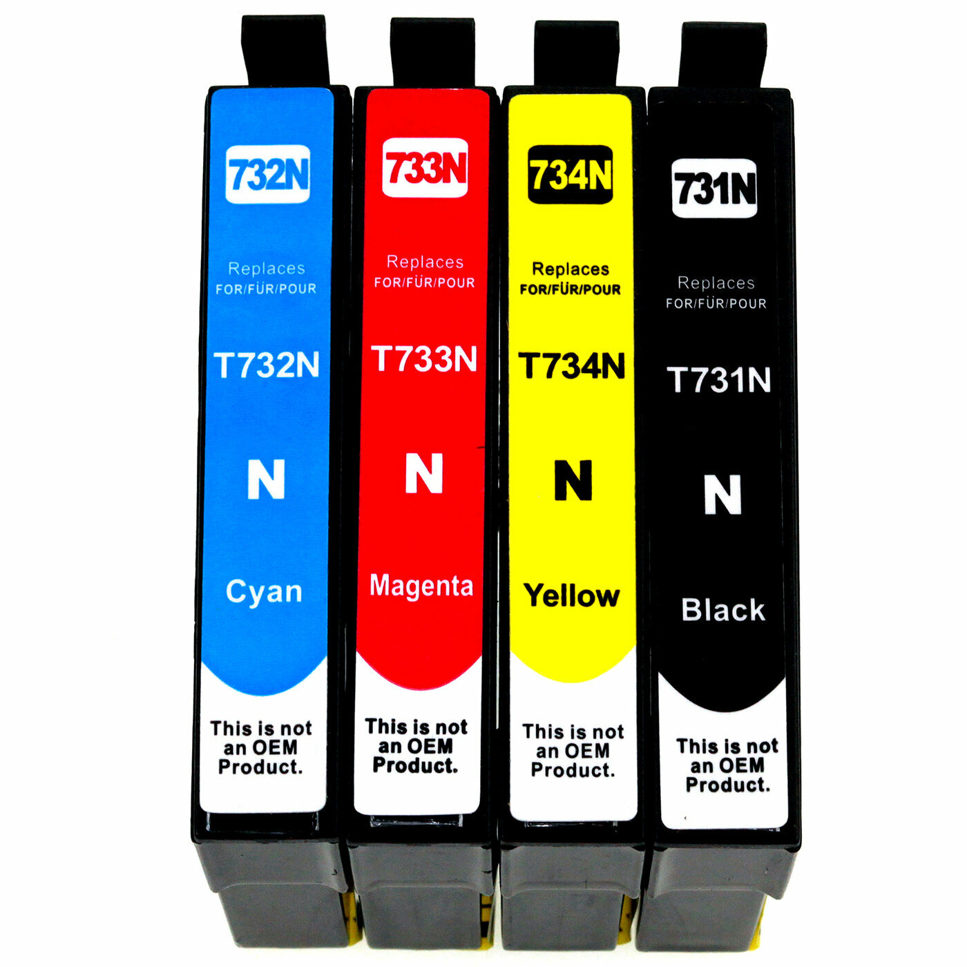 Картриджи INKO T073 для принтеров Epson Stylus C79, CX3900 CX4900 CX5900, CX6900F CX7300 CX8300 CX9300F, TX200 TX209 TX210 TX400 TX410 комплект 4 цвета — фото 1