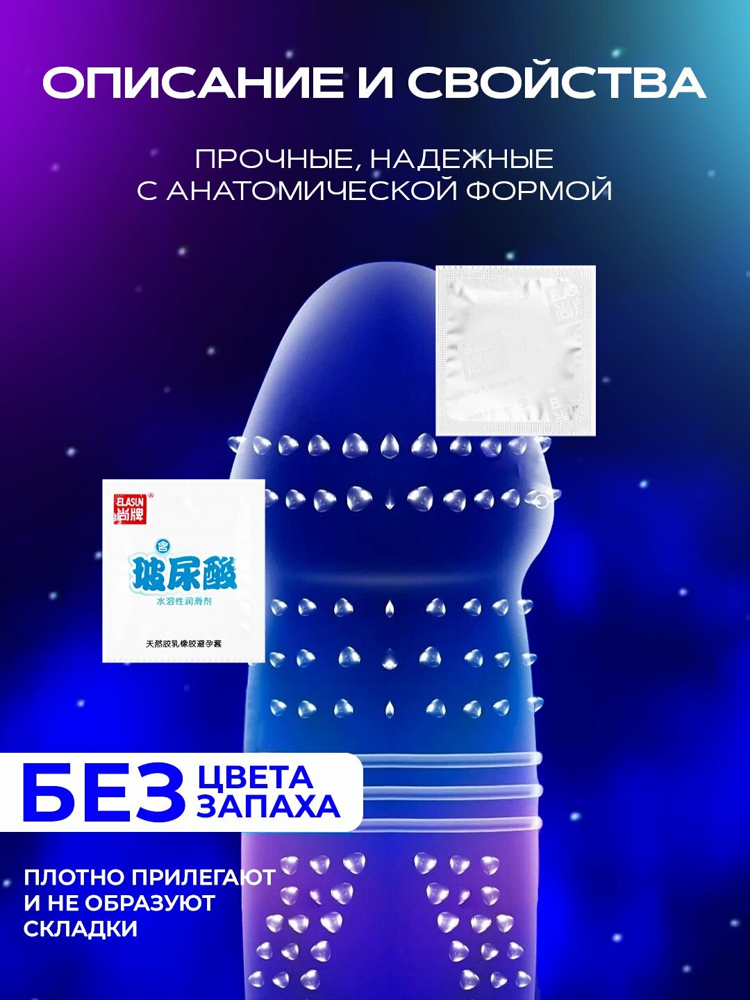 Стимулирующие презервативы 10 шт — фото 1