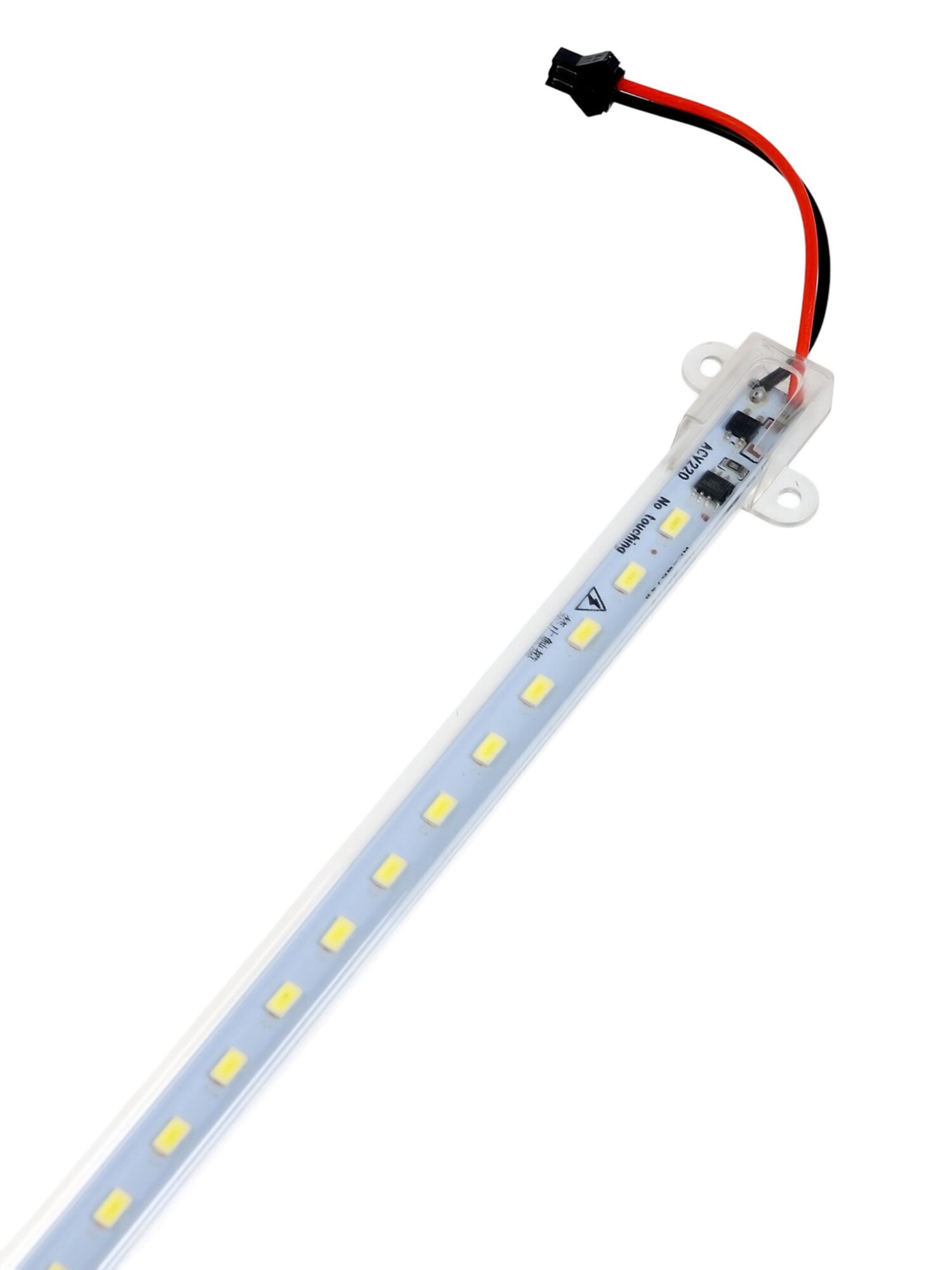 Светильник линейка 1 метр, в корпусе, 12 Вт, 1800 Лм, SMD5630, 76 Led, 6500 K, 220 В — фото 1