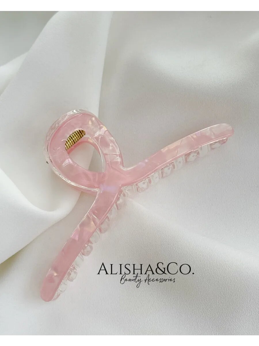 Крабик для волос большой Premium Pearl XL