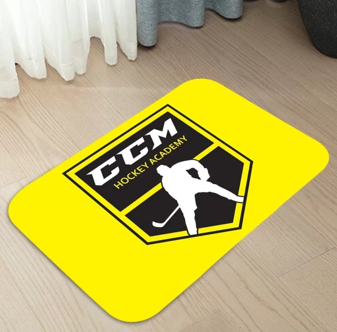 Коврик хоккейный CCM 40x60 см желтый
