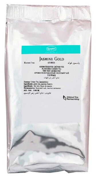 Чай зеленый Ronnefeldt Jasmine Gold, 100 г листовой в фольгированной упаковке